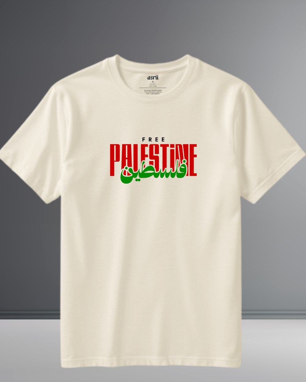 Kaos Free Palestine Series (Putih)