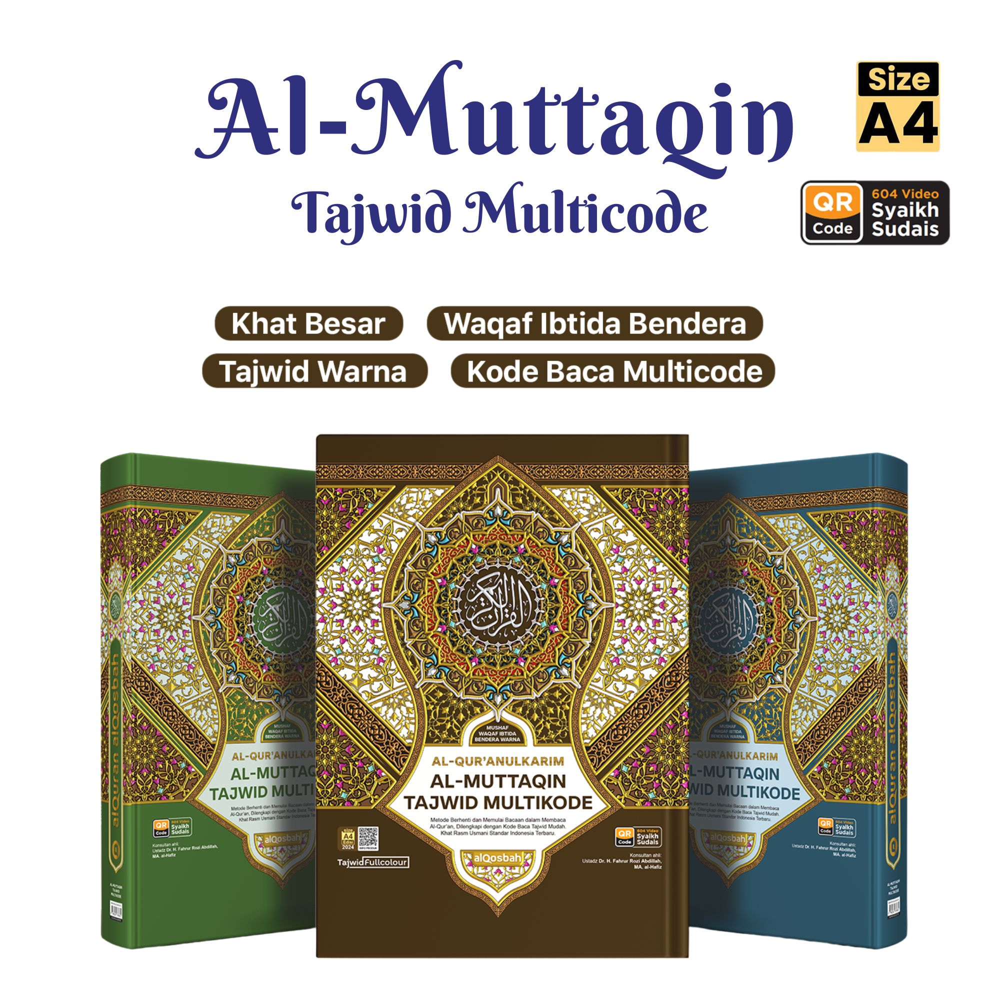 Al-Qur'an Al-Muttaqin Tajwid Multikode (Size A4)